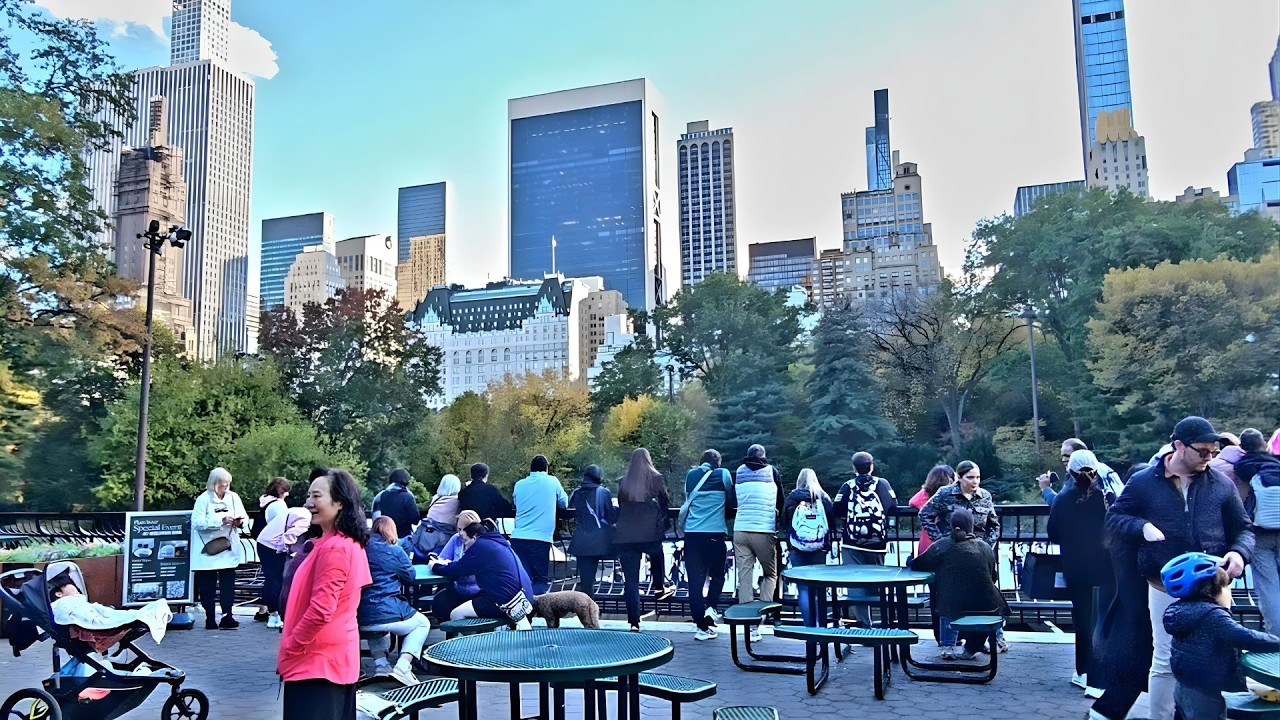 🗽 Where the Crowd Disappears in NYC 7th Avenue – Wollman Rink Autumn Walking Tour in Central Park 4K