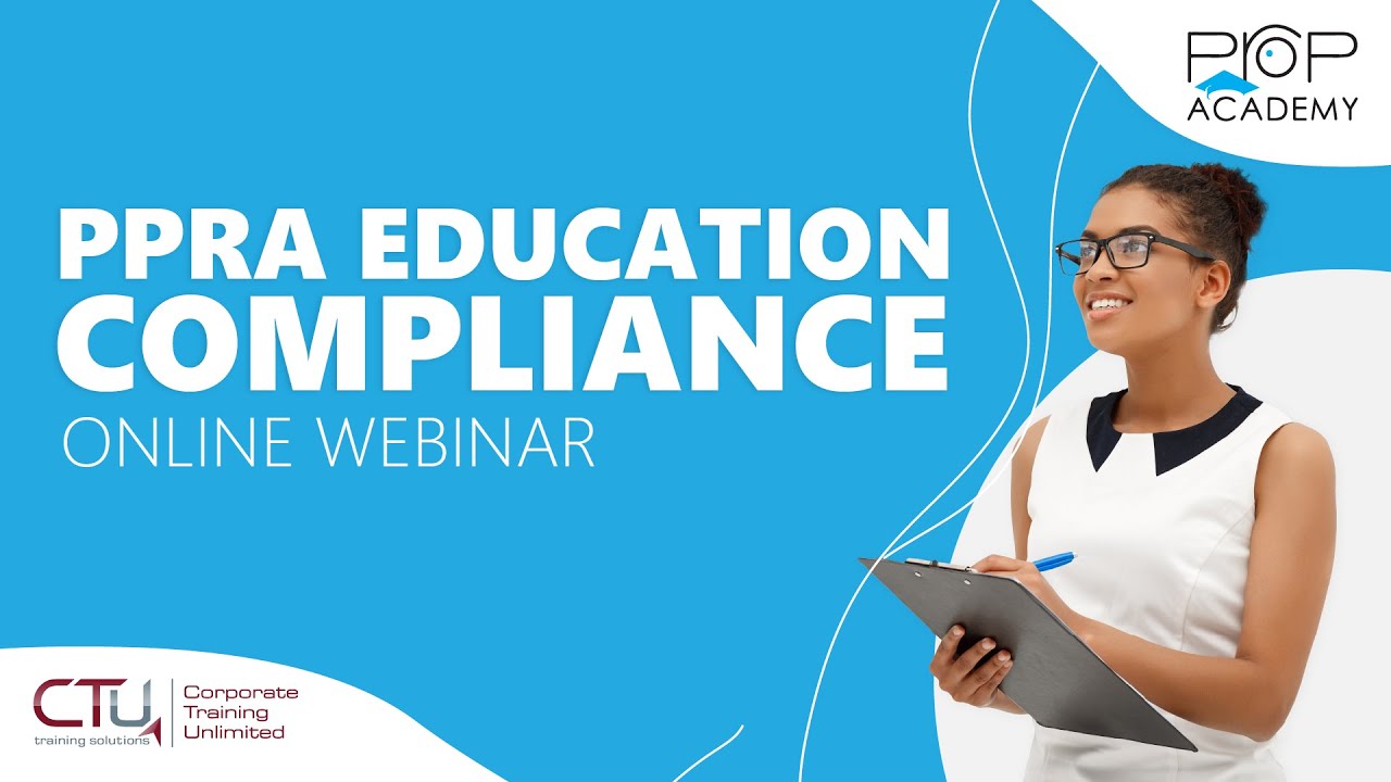 PropAcademy PPRA Compliance Webinar | Corporate Training Unlimited