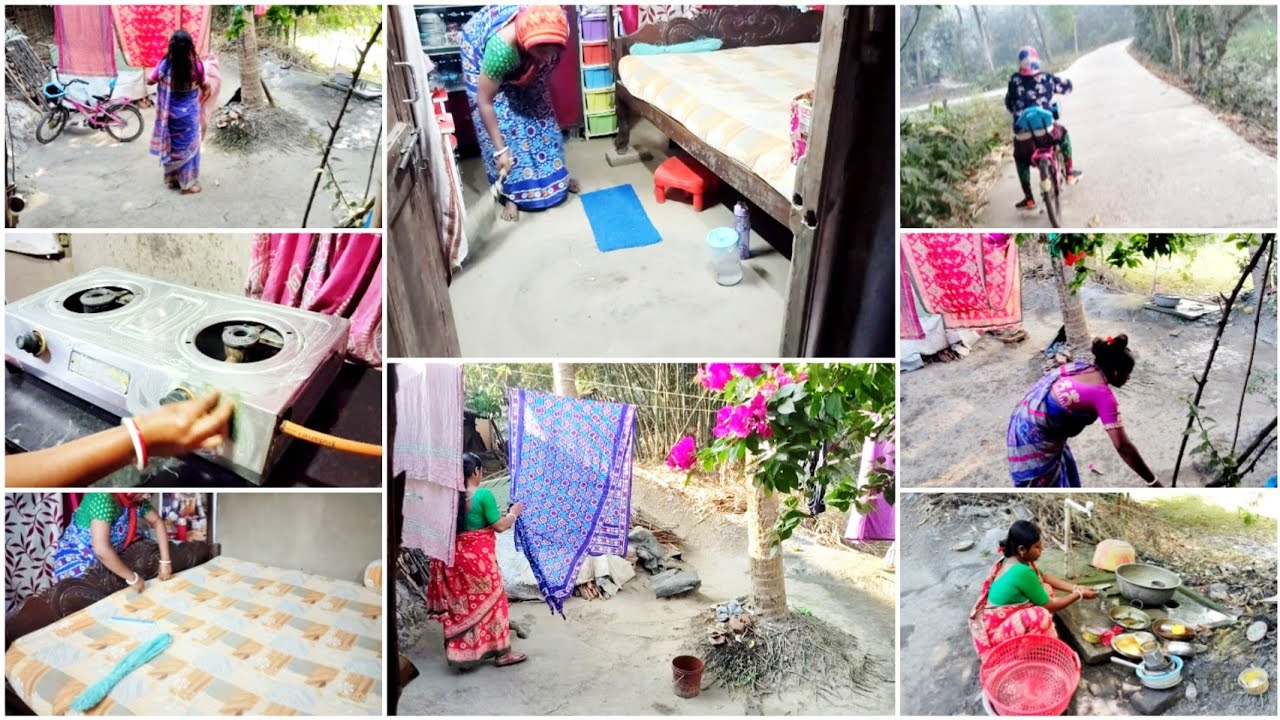 সংসারের সমস্ত কাজ যখন নিজে একাকে করতে হবে, তখন একটু সময় নষ্ট না করে কাজগুলো গুছিয়ে করে থাকি ||