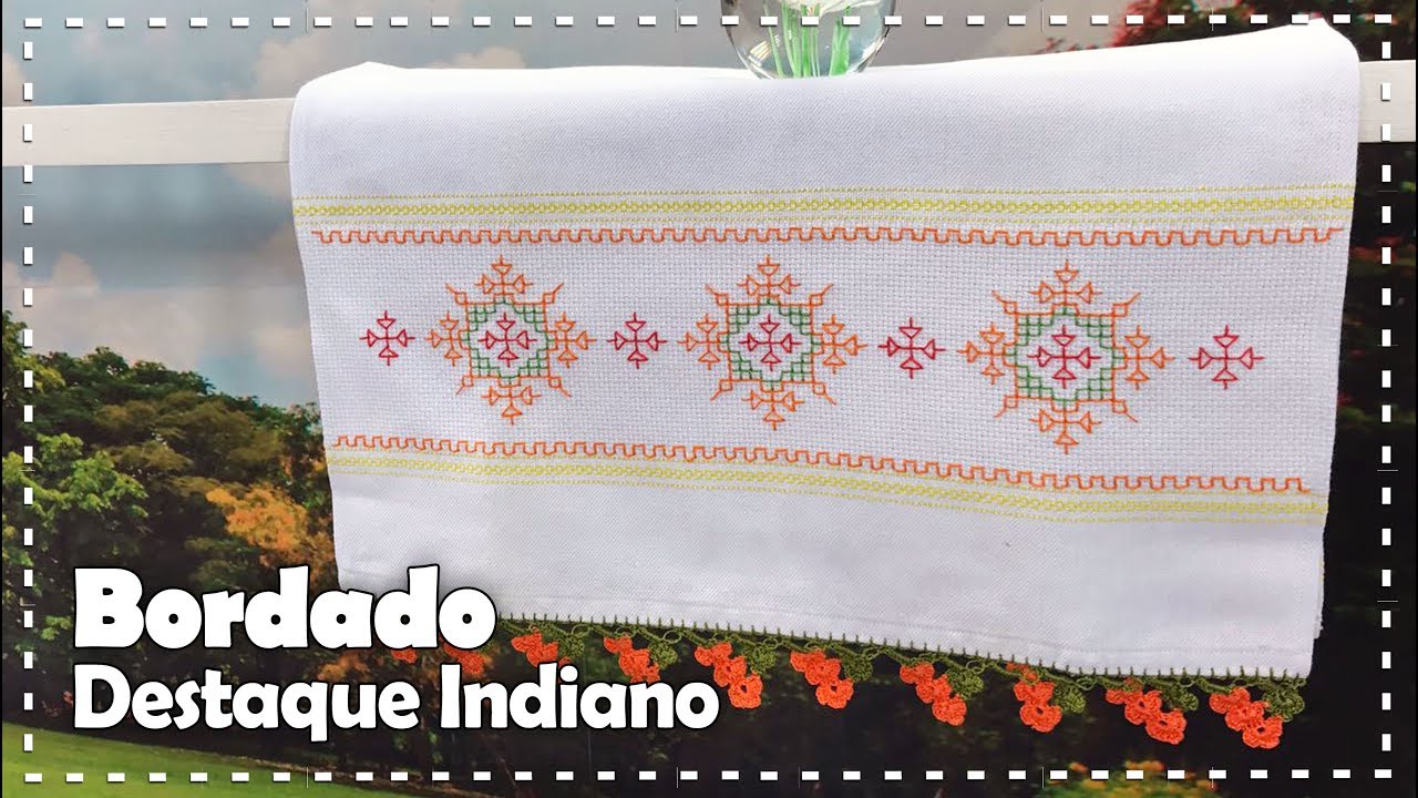 BORDADO INDIANO com Valquíria Campanelli - Programa Arte Brasil - 07/07/2017