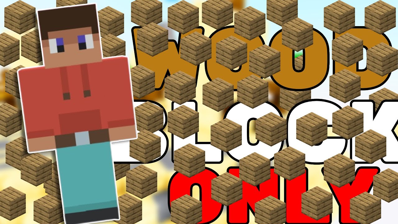 WOOD BLOCKS ONLY CHALLENGE IN BLOXD.IO BEDWARS!? || Bloxd.io #bedwars #bloxd