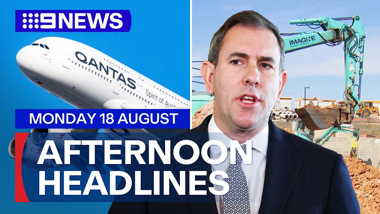 Qantas fined $90 million; Economic roundtable kicks off tomorrow | 9 News Australia