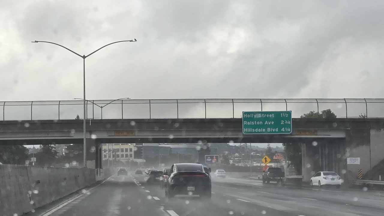 DRIVING AROUND IN BAD WEATHER IN SAN FRANCISCO