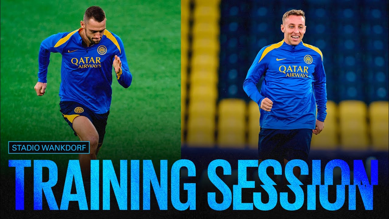L'ALLENAMENTO A BERNA IN VISTA DELLA CHAMPIONS LEAGUE 🌍🖤💙 | TRAINING SESSION 🏃