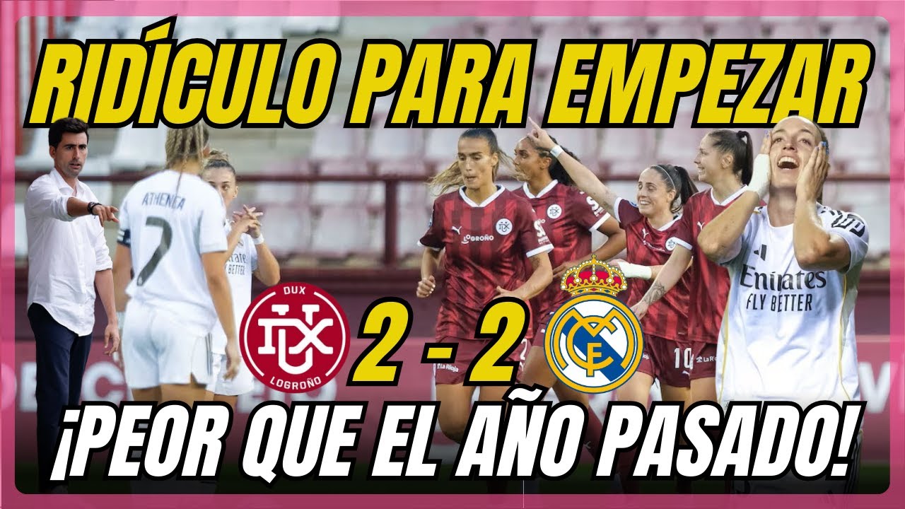 ¡RIDÍCULO PARA EMPEZAR! EL MADRID DEJA MUY MALAS SENSACIONES EN SU ESTRENO EN LIGA. QUESADA PERDIDO.