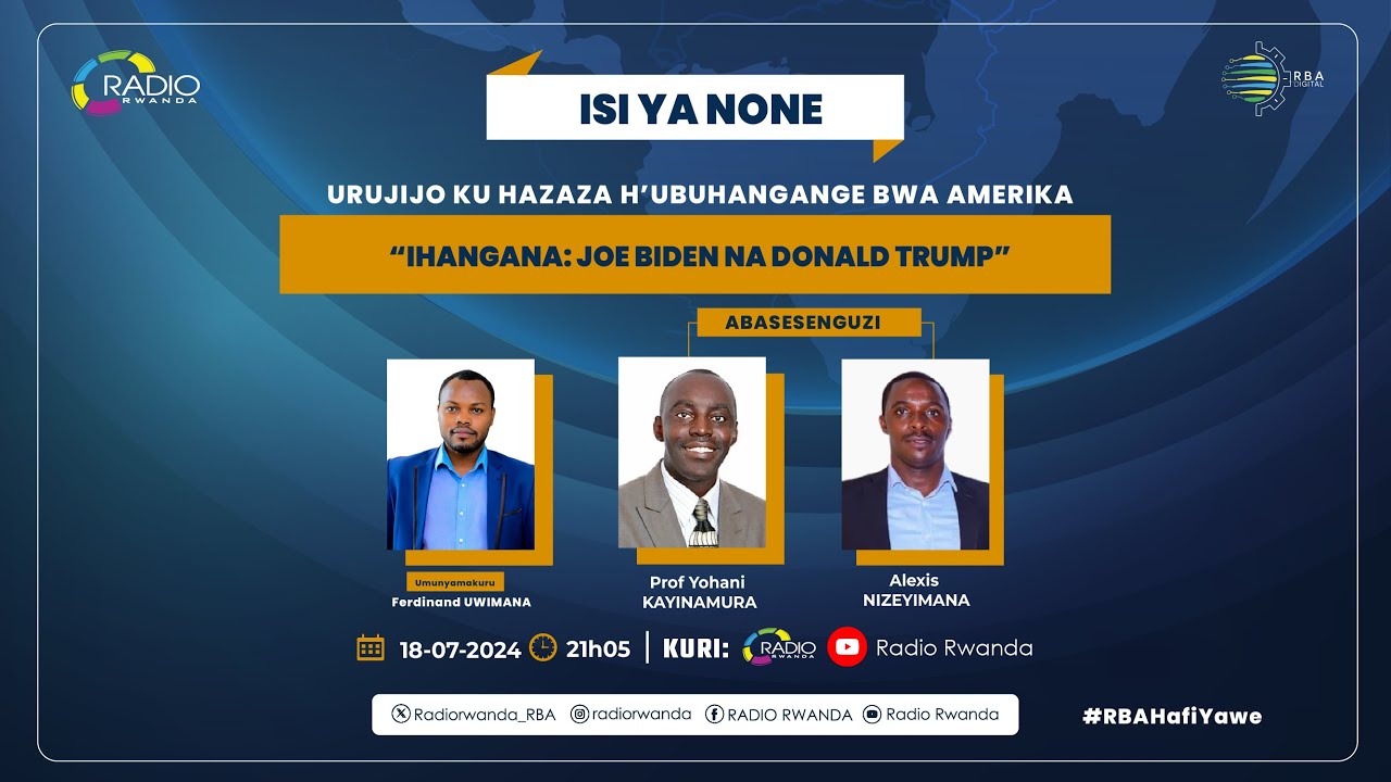 🔴 #IsiYaNone: Ihangana hagati ya Joe_Biden na Donald_Trump