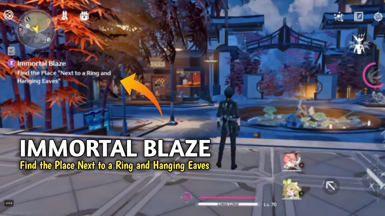 Immortal Blaze Find the Place Next to a Ring and Hanging Eaves | Wuthering Waves