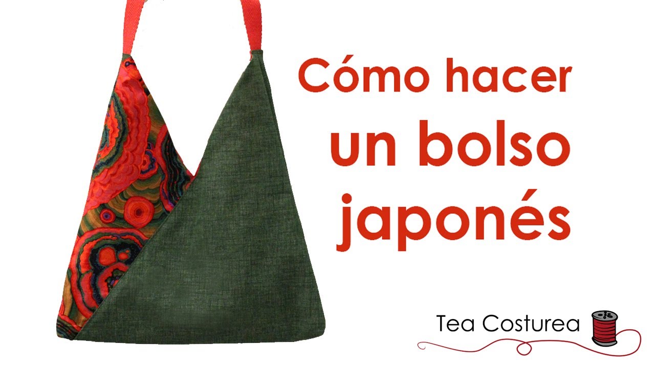 Cómo hacer un bolso japonés ▷ PATRON GRATIS ❤️️