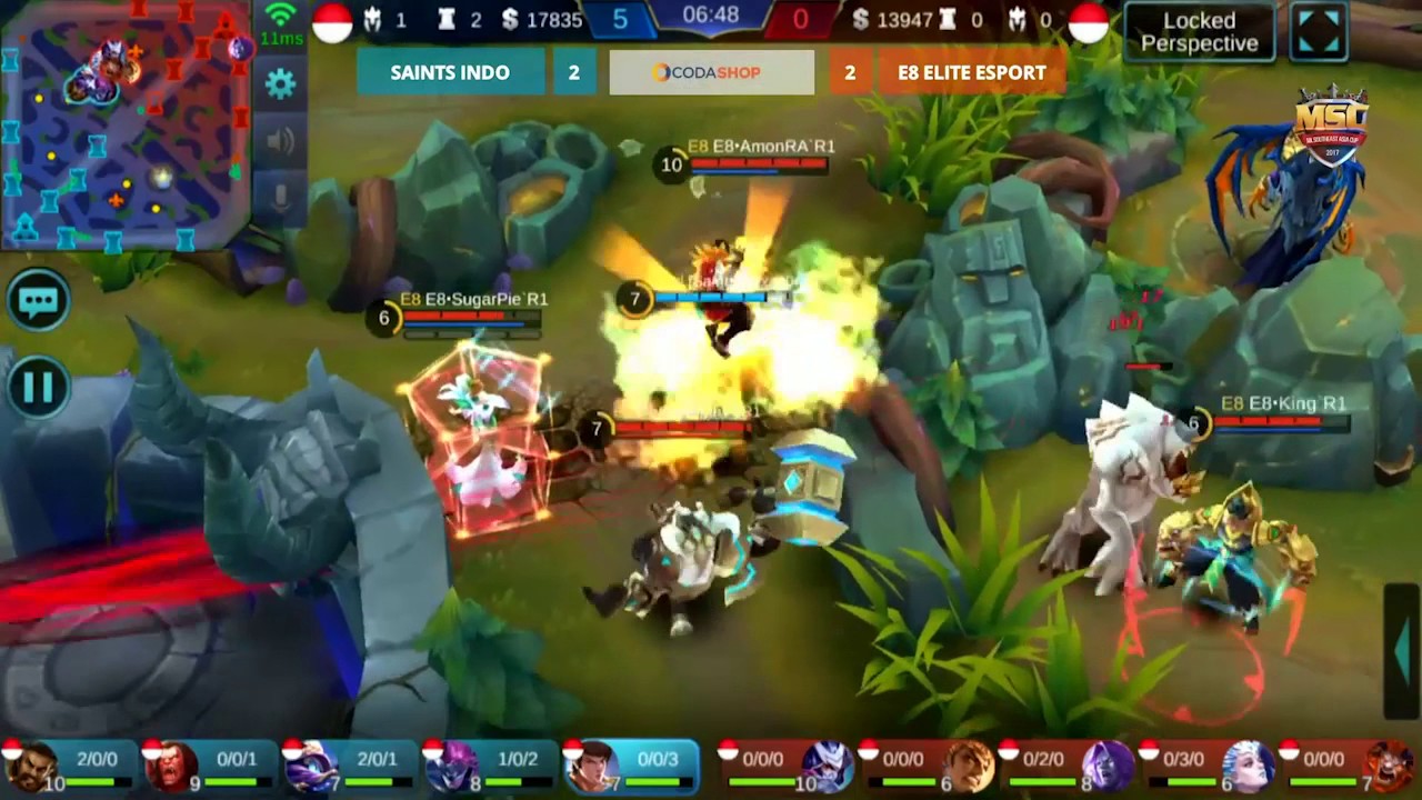 MSC Indonesia Final Day 2: E8  VS  Saints Indo the Fifth Round