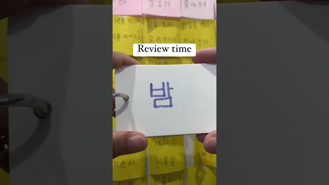 EPS TOPIK KOREAN VICABULARY | THE TIME | Review