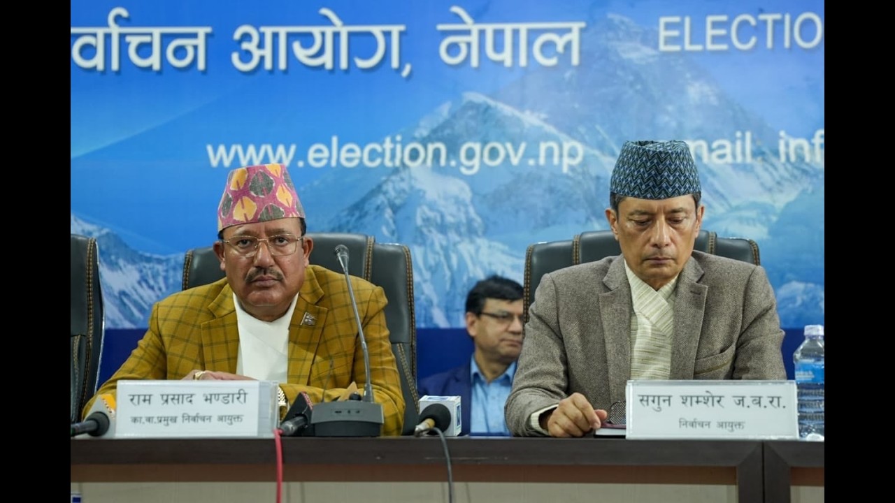 🔴 मतदान तयारीबारे निर्वाचन आयोगको पत्रकार सम्मेलन LIVE