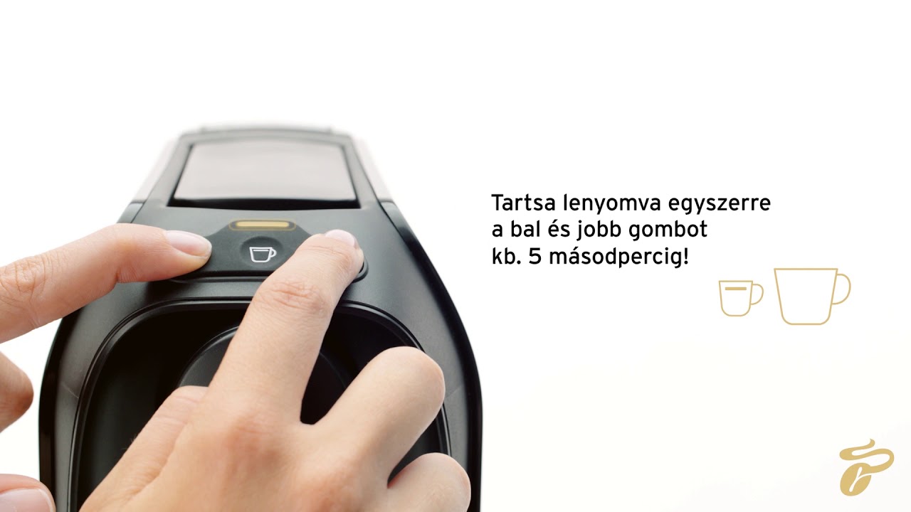 Cafissimo easy készülék vízkőmentesítése - Tchibo