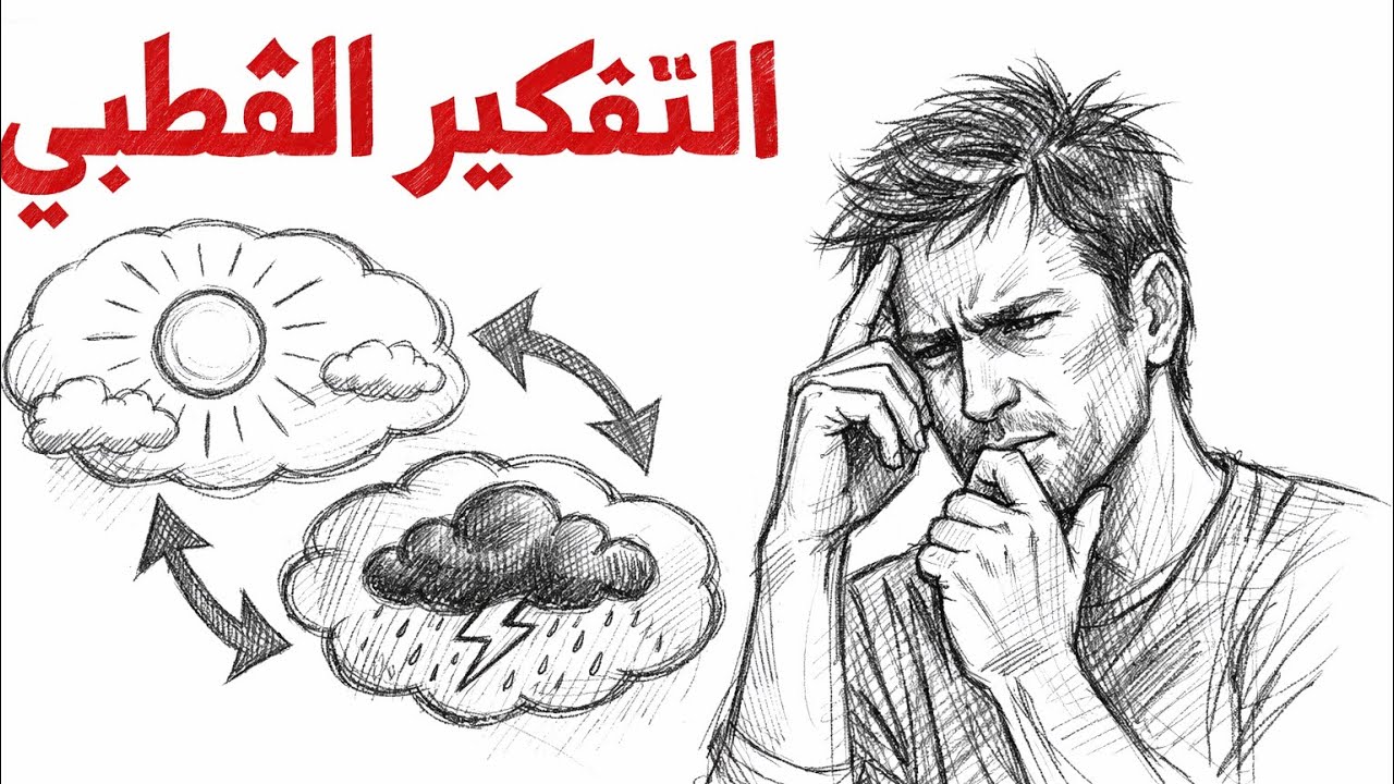 التفكير القطبي . لما عقلك يأذيك بدون ما تدرك/ التشوهات المعرفية الحلقة 3