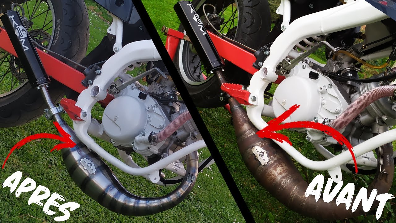 COMMENT RÉNOVER SON POT DE 50CC FACILEMENT (je redonne une seconde vie à mon pot krm) !😱