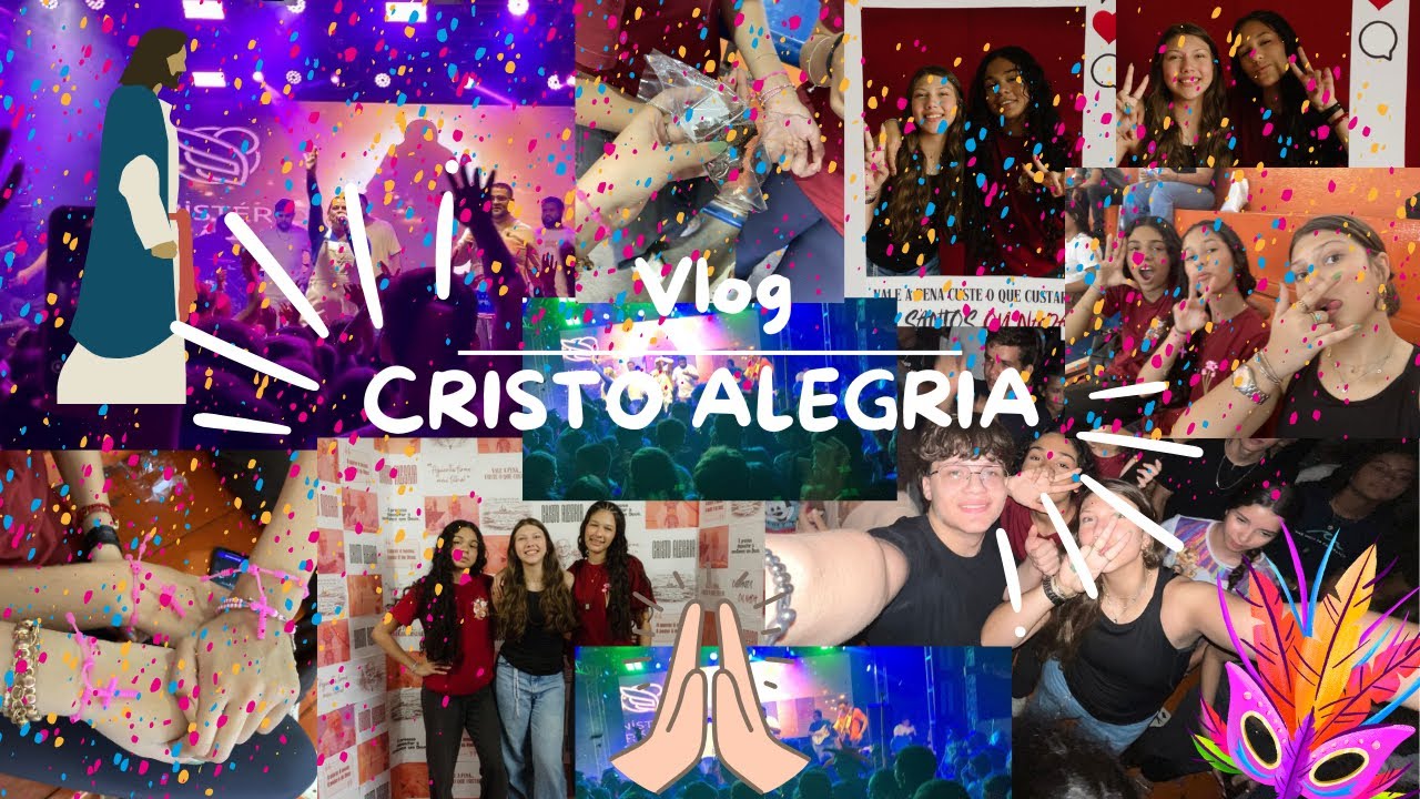 Vlog do Cristo Alegria 2026: carnaval da igreja🪩✨🎉🙏🏻