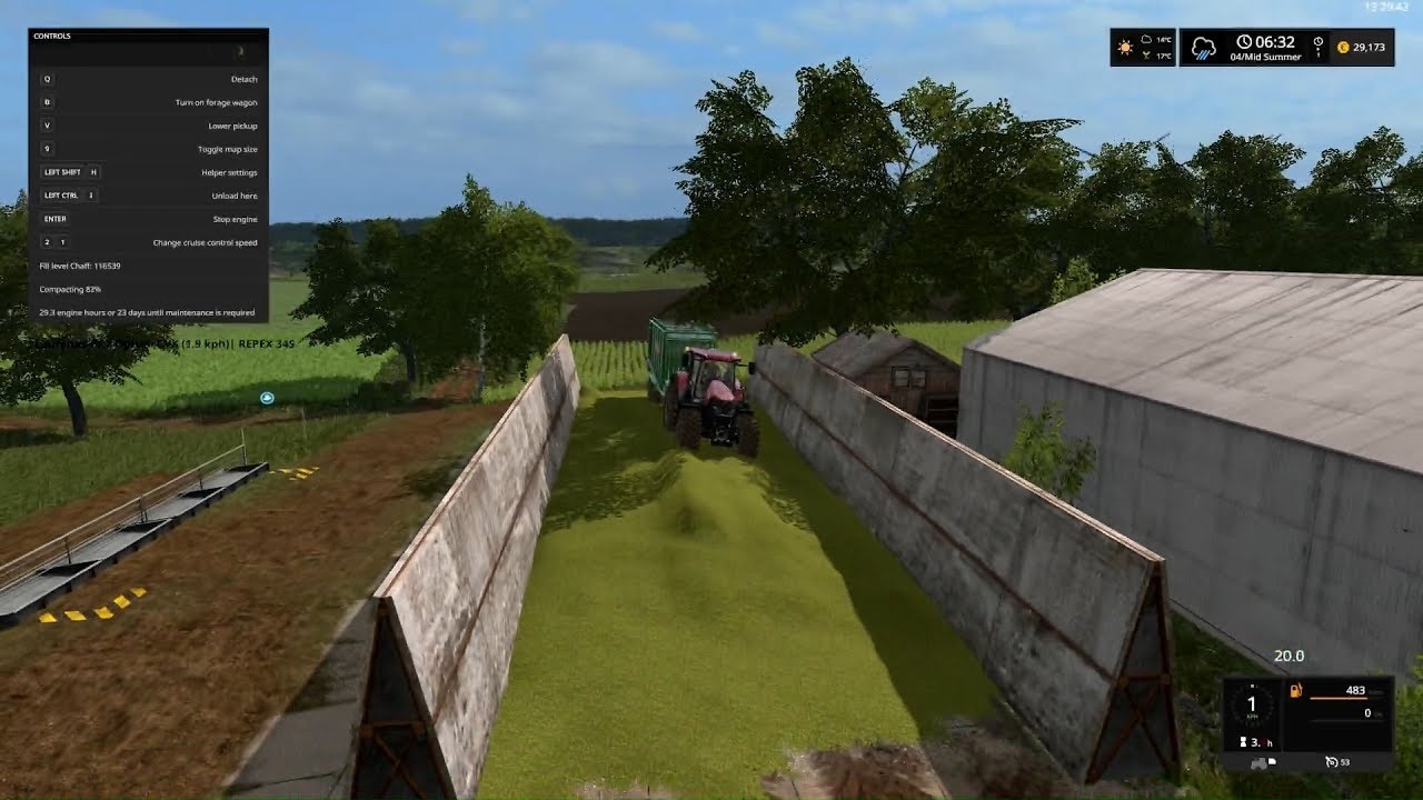FS17 Timelapse 5 (Gorale) - Grass silage! /w Seasons mod!