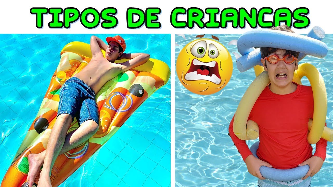 TIPOS DE CRIANÇA NA PISCINA - O FILME !! PEDRO MAIA