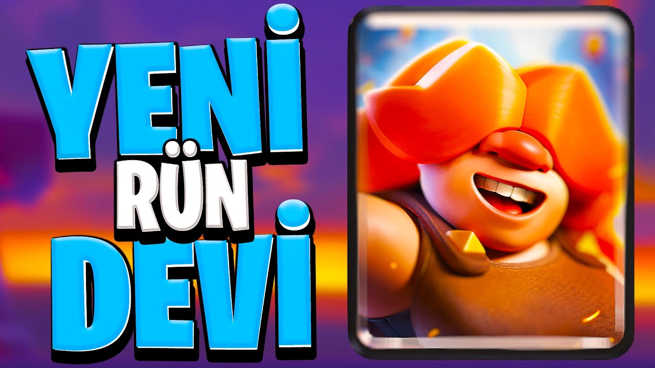 CLASH ROYALE YENİ RUN DEVİYLE OYNUYORUM..!