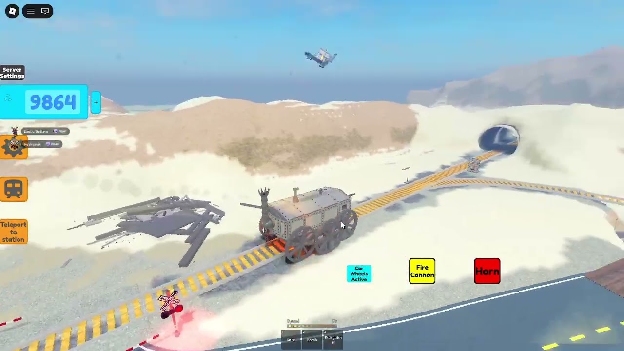 Train testing in Roblox pt 5!