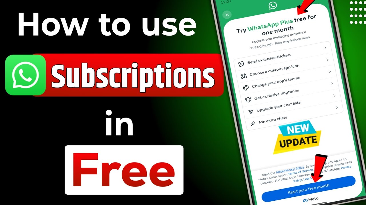 How To Use Whatsapp Subscriptions Features In Free | Whatsapp Subscriptions Free Mei Kaise Le