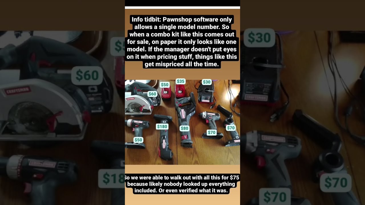 How to Find Deals on Tools at the Pawnshop #eBay #Reseller #SideHustle