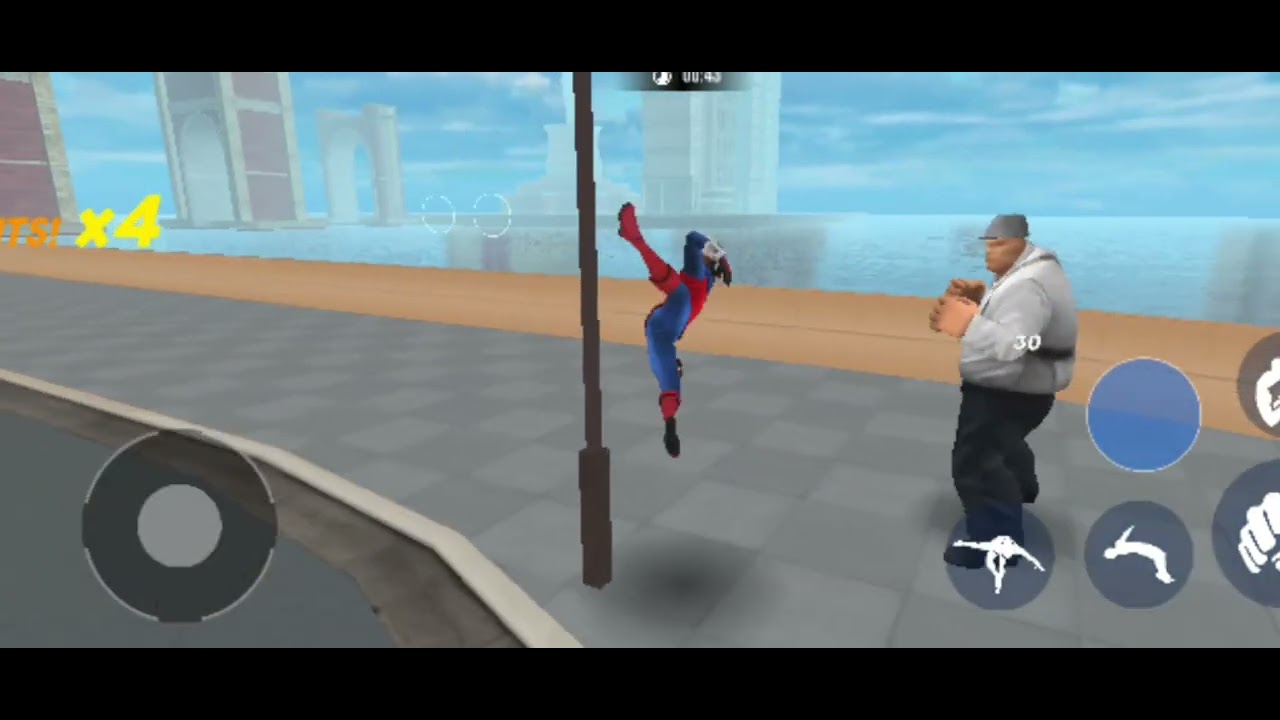 Spider man hero#spider, fighting gime gameplay spider man hero🆚 vielen
