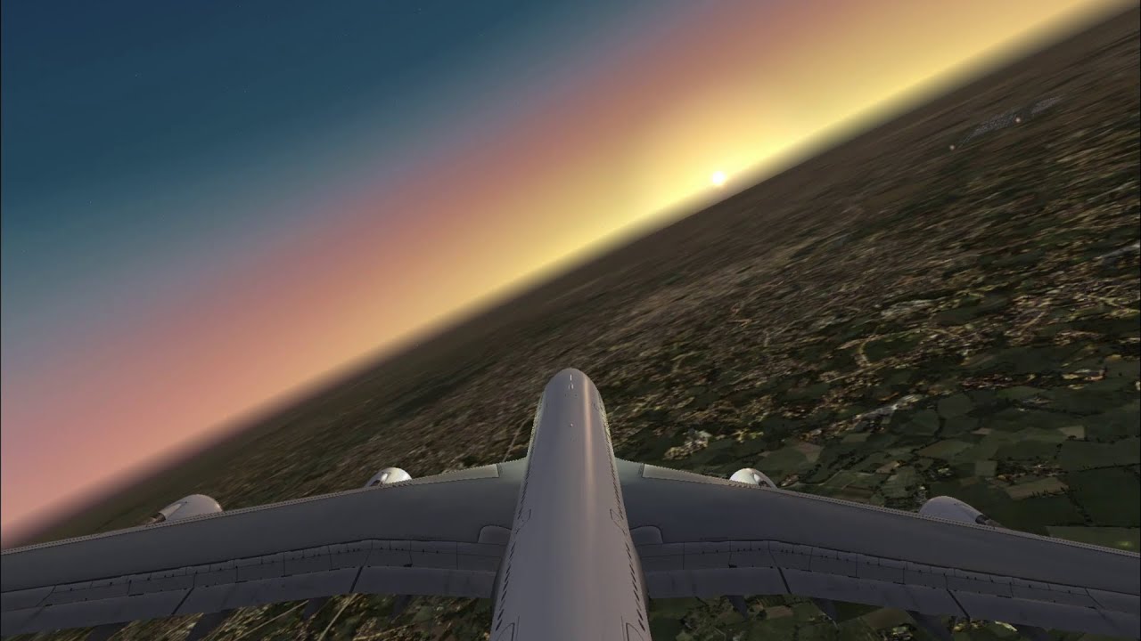 Full Sim Approach and Landing | Emirates A380 into London Heathrow (FSX)