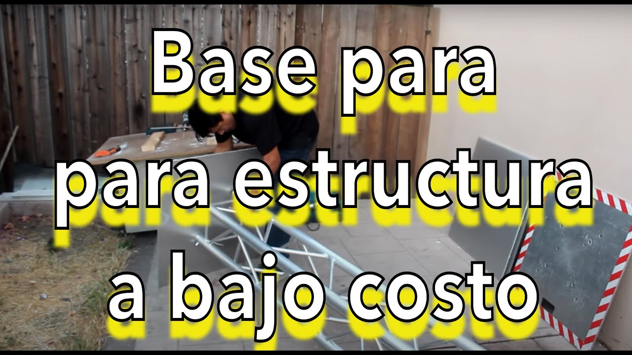 Como hacer tu propia base planchas o plate para global truss