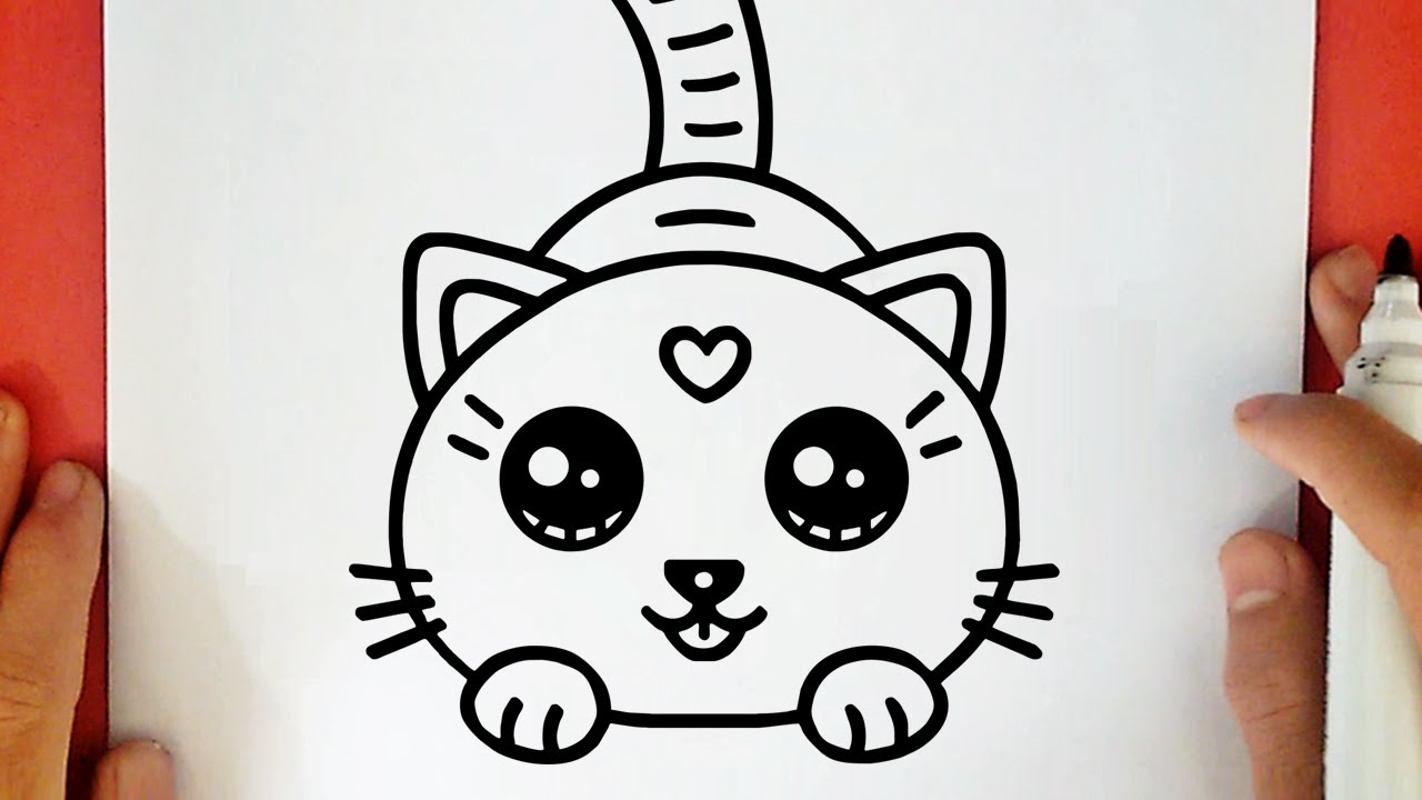 COME DISEGNARE UN GATTINO KAWAII