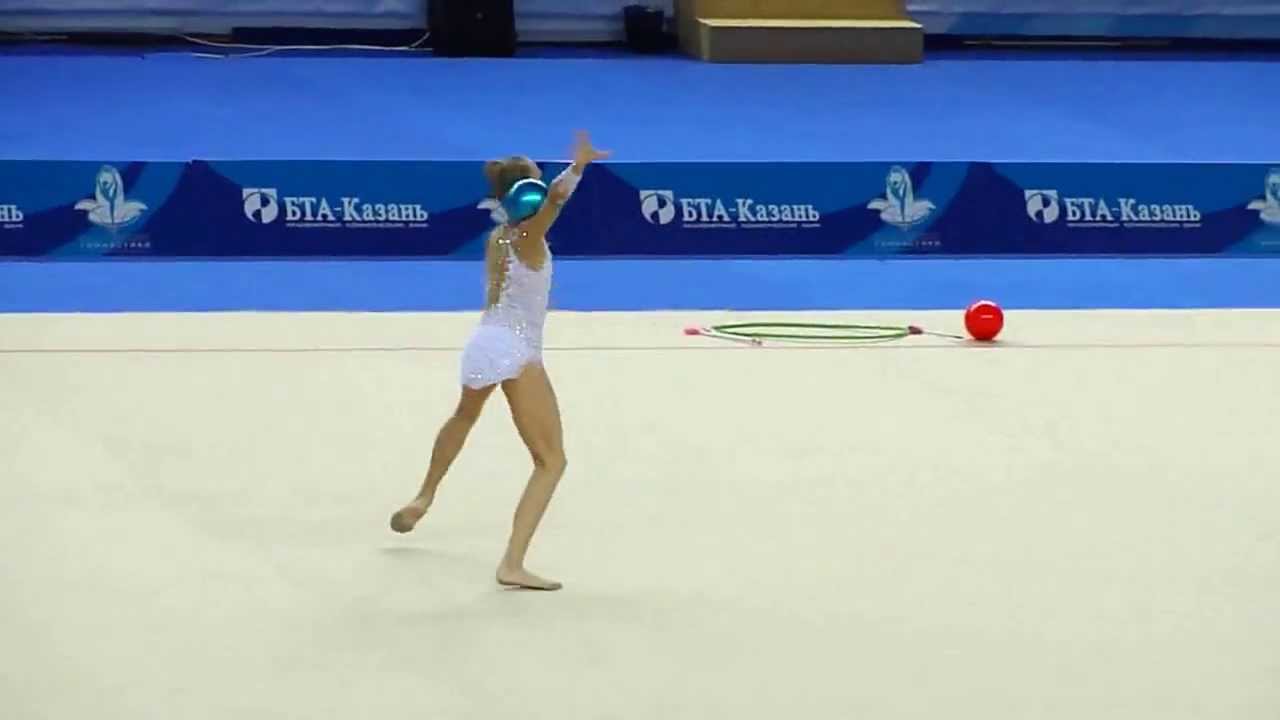 Кудрявцева Яна,мяч. Первенство России по гимнастике 2014 г.Казань