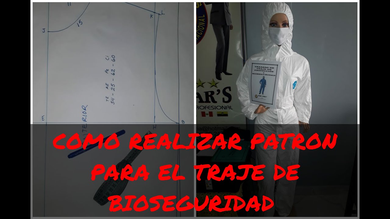 COMO REALIZAR EL TRAZADO DE TRAJE DE PROTECCIÓN O BIOSEGURIDAD
