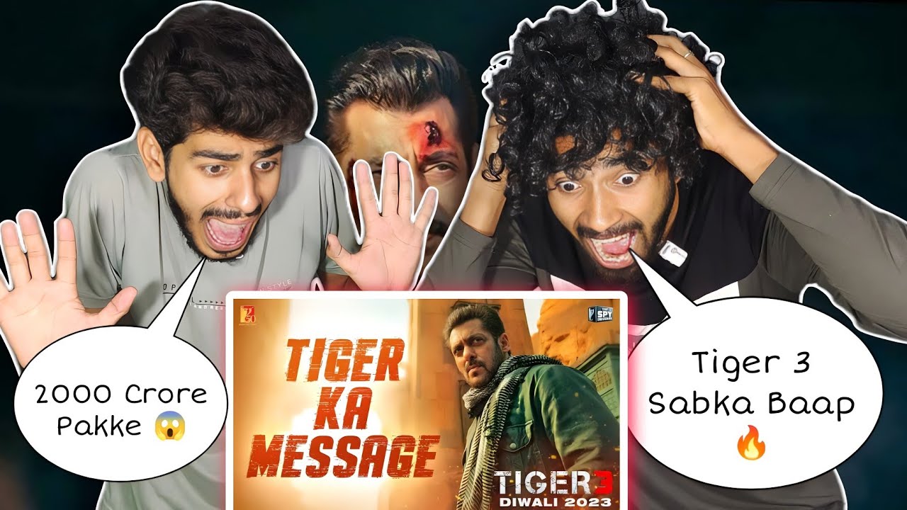 Tiger Ka Message | Tiger 3 Reaction | Salman Khan, Katrina Kaif | Maneesh Sharma | YRF Spy Universe