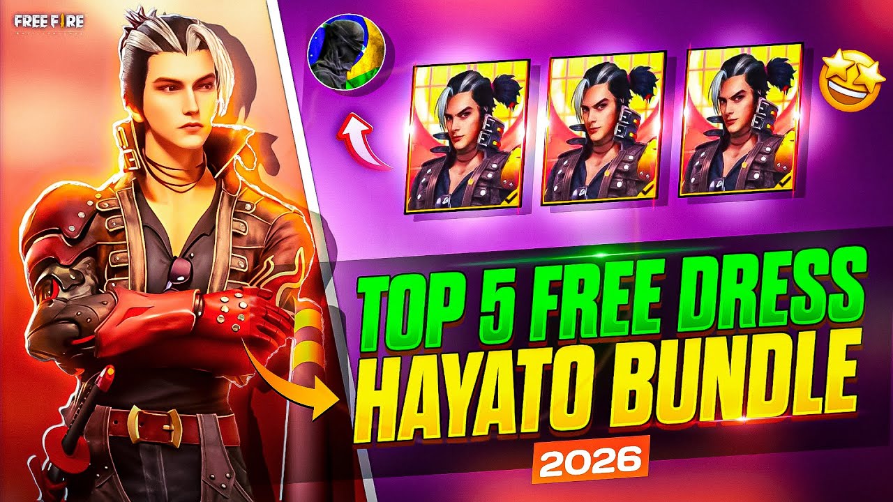 FOUND MOST DENGEROUS 😱HAYATO BUNDLE DRESS COMBINATION IN FREE FIRE 🔥 NO TOP DRESS UP WITH HAYATO 😍