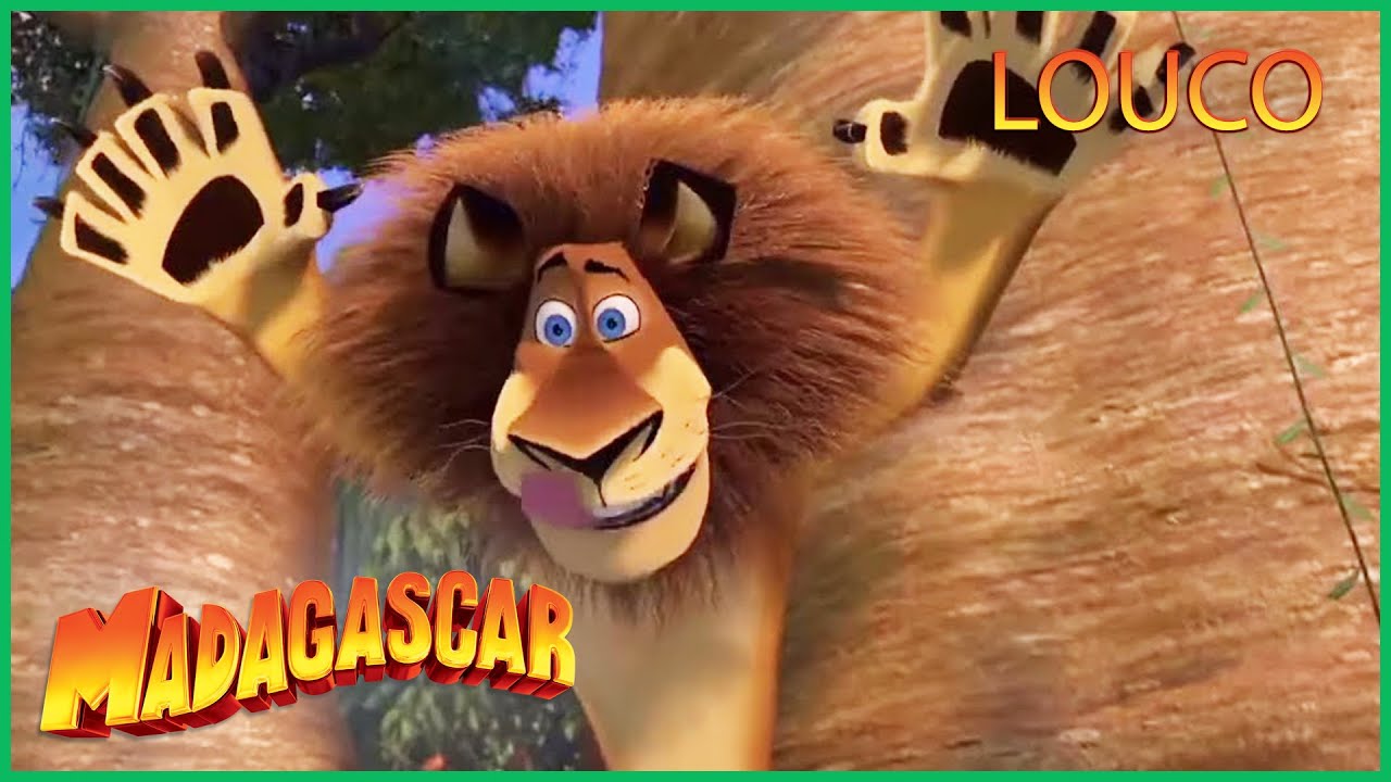 DreamWorks Madagascar em Português | Alex Louco! | Madagascar Melhores Momentos | Desenhos Animados
