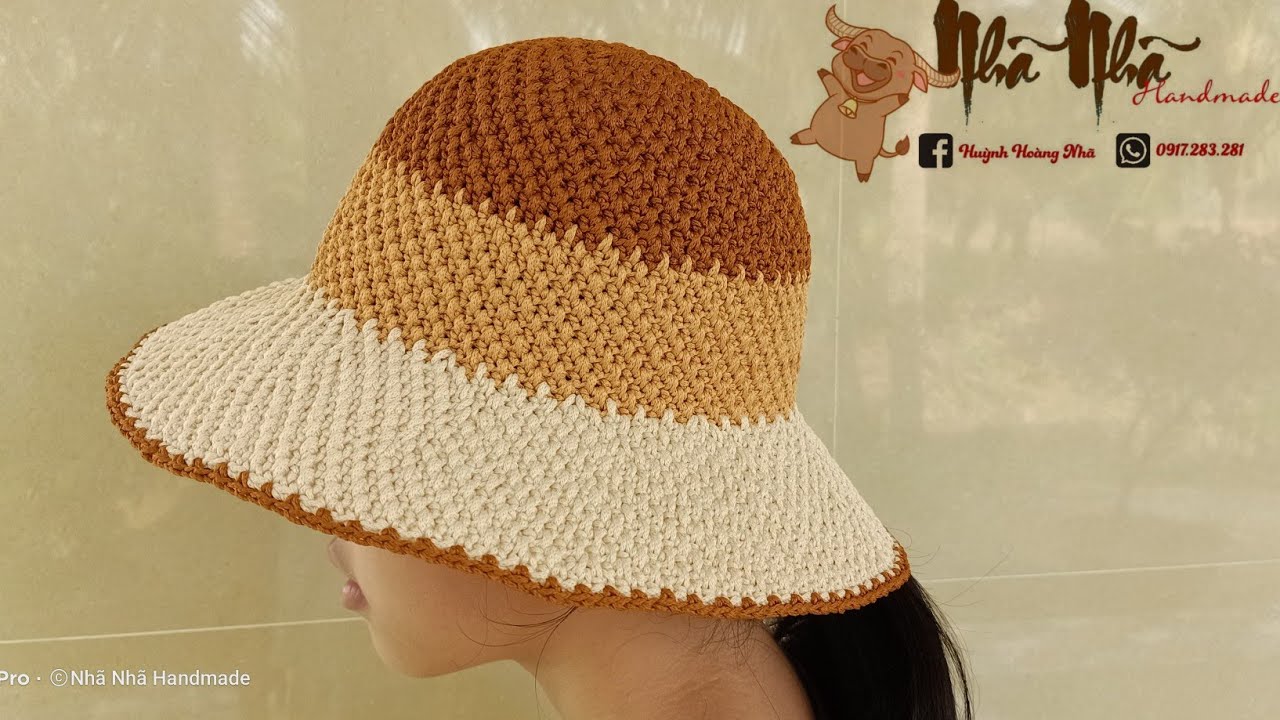 Cách móc nón vành cụp (hoa văn T_X_T)