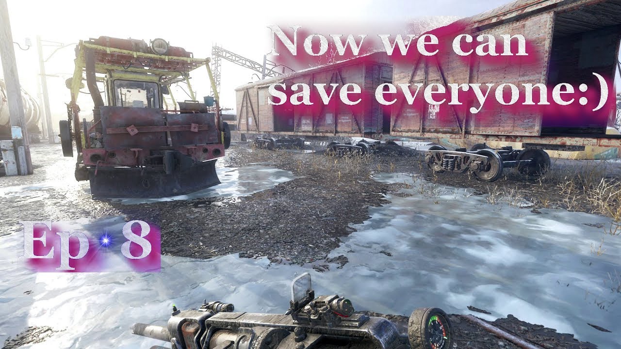 Metro Exodus - How to change rail tracks - Bringing the railcar to Aurora - Guitar for Stepan