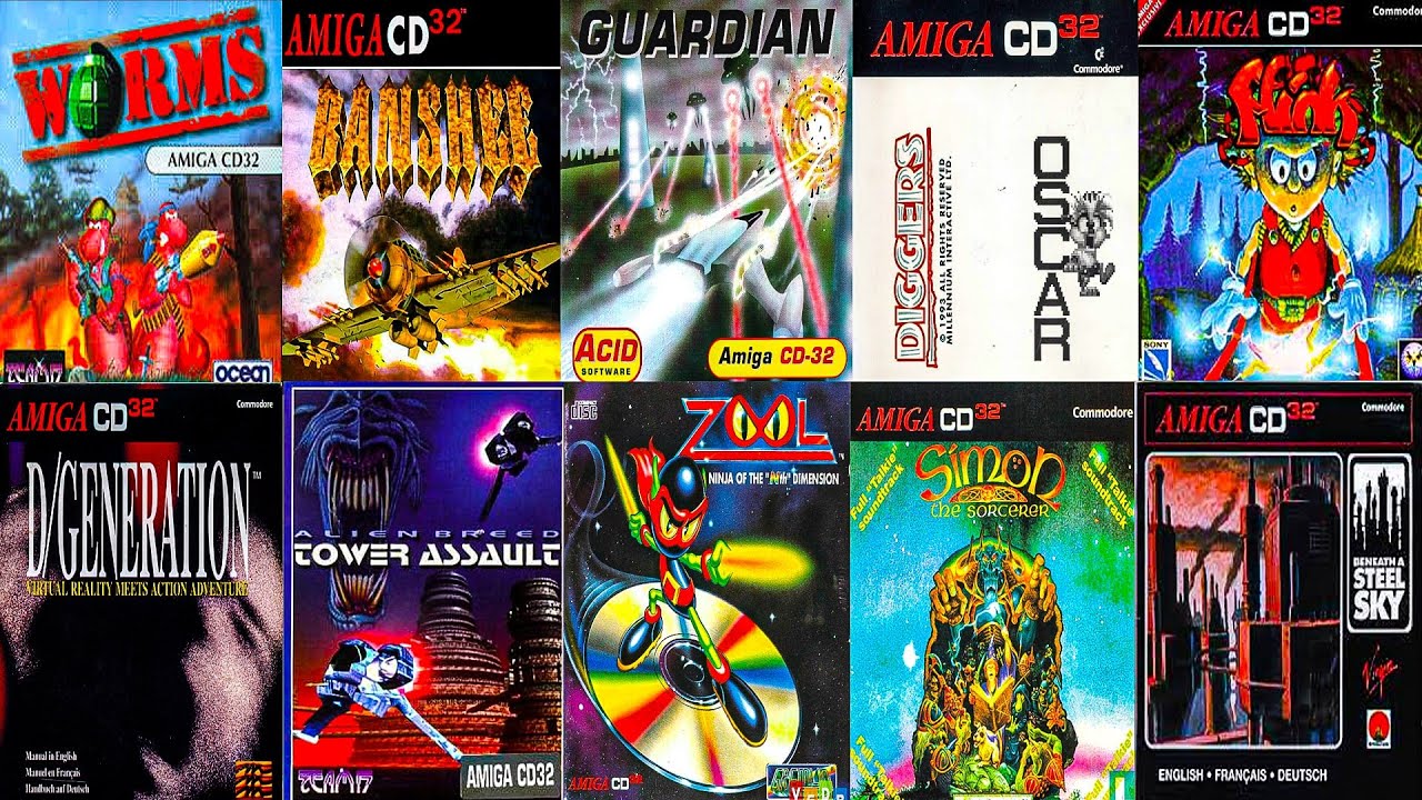 Топ-10 лучших игр для AMIGA CD32 всех времен (Лучшие игры для Amiga CD)