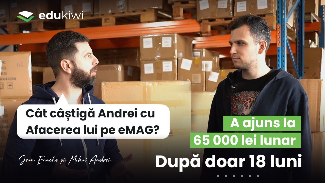 Am vândut de 65.000 Ron pe eMAG într-o lună” - Andrei G. ⏐ Seller Club Elite