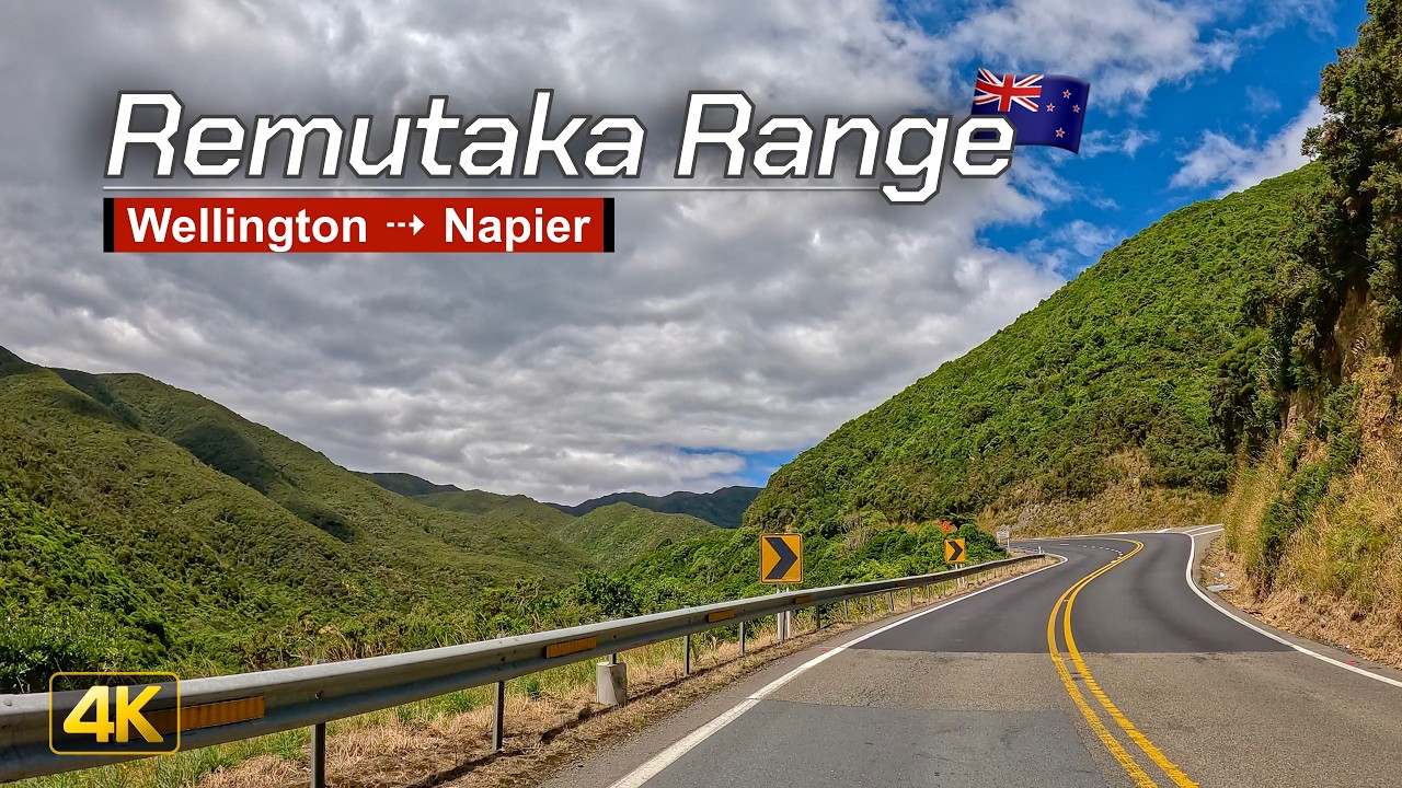 The Drive Everyone Should Do in New Zealand 🇳🇿 | Wellington to Napier via Remutaka Pass | ASMR in 4k