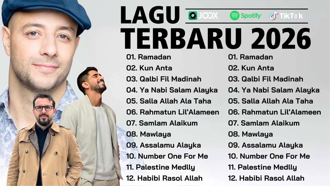 Kumpulan Lagu Islami Terbaru 2026 🎧 Ramadan, Qalbi Fil Madinah, Kun Anta