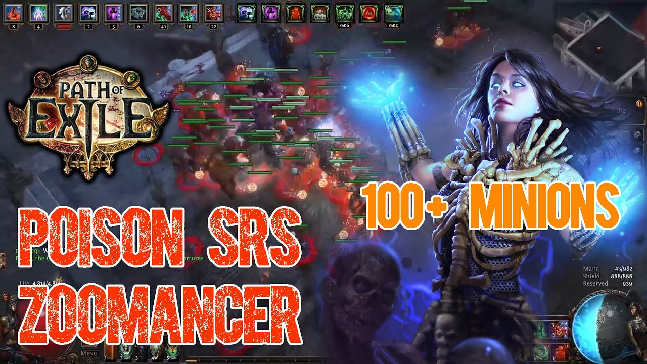 POISON SRS ZOOMANCER NECROMANCER Hybrid?! - PoE 3.22 Buildcraft/Showcase