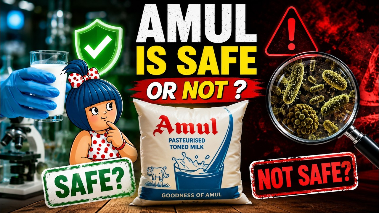 Amul milk is safe or not ?                                      #food #amul #milk #viral #trend #new