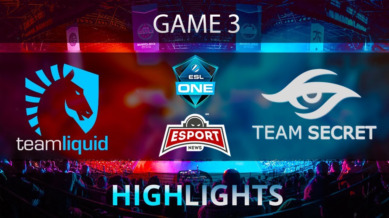 Dota 2: Team Liquid vs Team Secret | ESL | Quaterfinal | Game 3 | Highlights | 23.02.2018