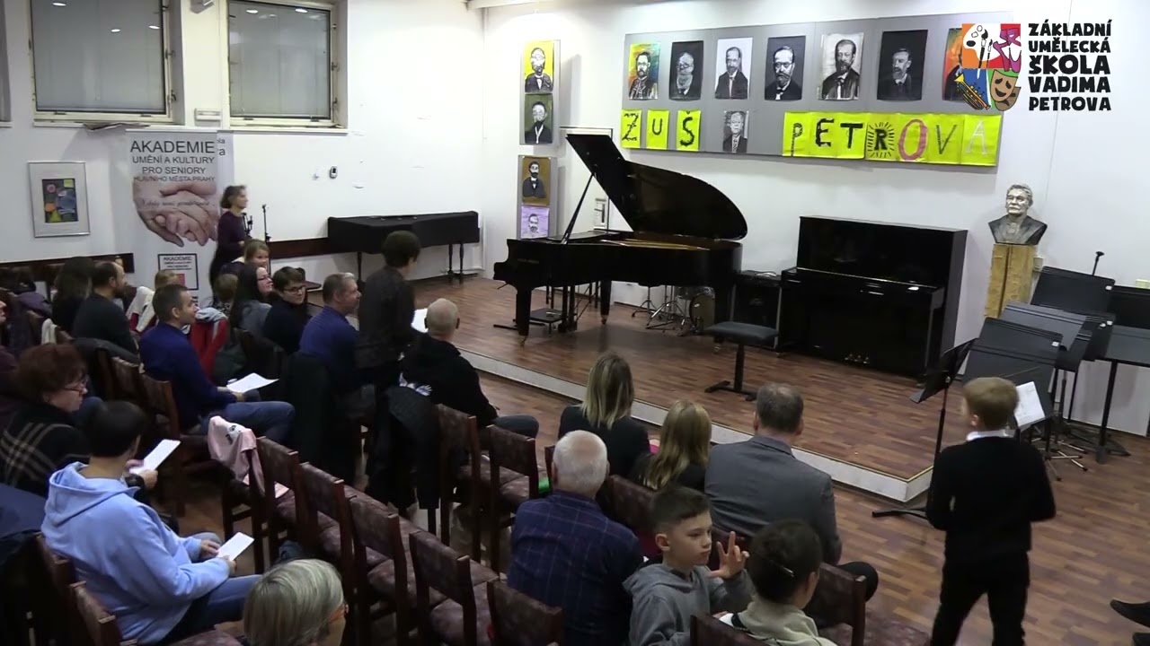 22. 10. 2025 - Společný koncert na ZUŠ Vadima Petrova
