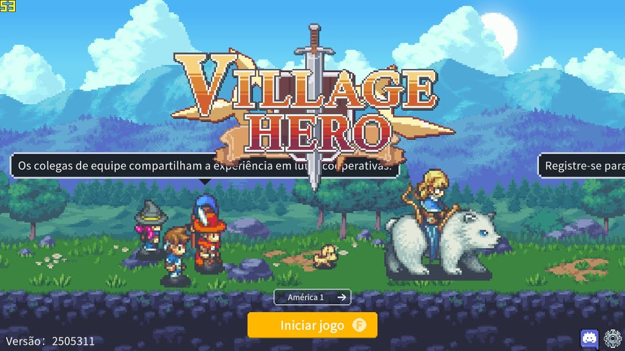 Village Heroes - Village HERO -  MMORPG retr&ocirc; de pixelart - 001