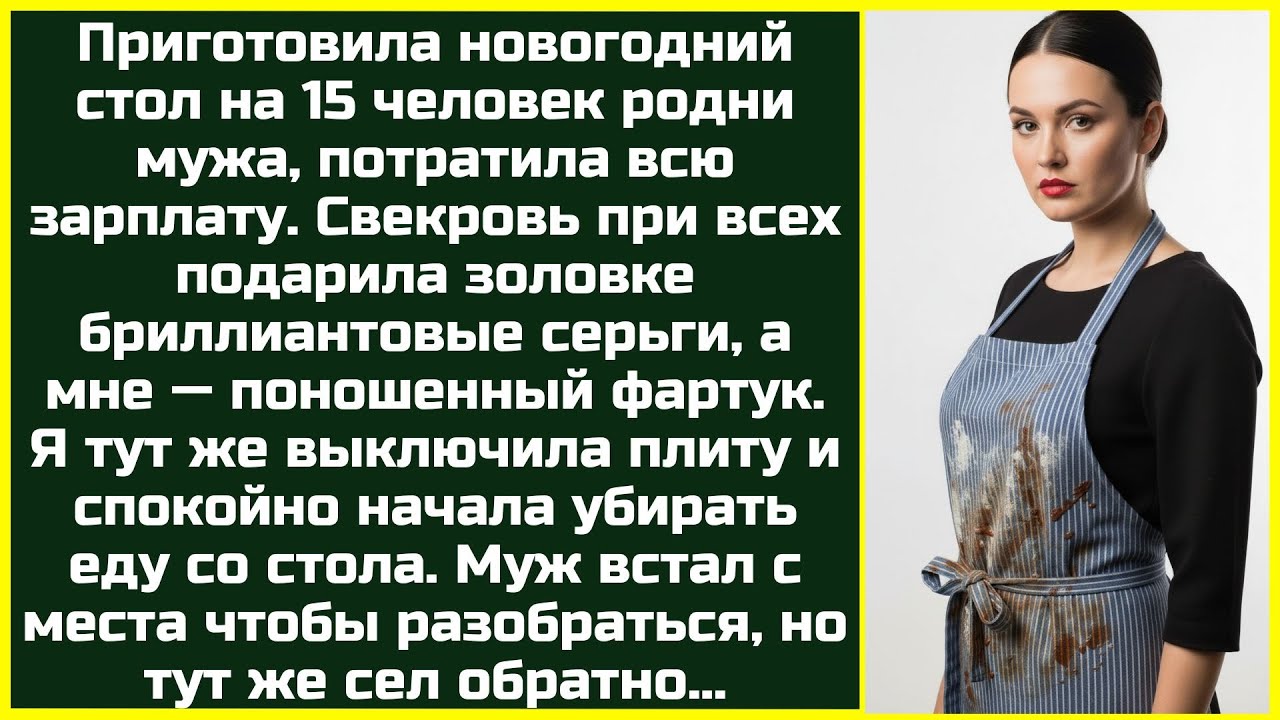 Я МОЛЧА УБРАЛА ЕДУ СО СТОЛА. Свекровь думала, я стерплю унижение, но она ошиблась...