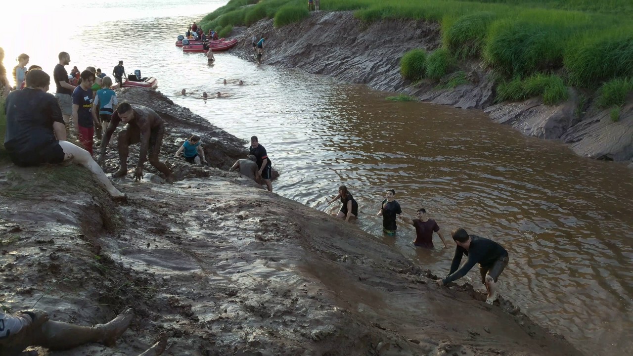 Shubenacadie River mud sliding
