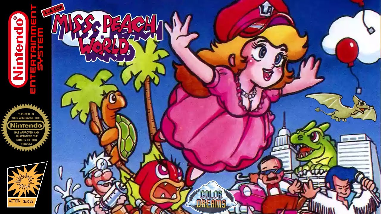 Miss Peach World - Hack of Menace Beach (Unl) [NES] Longplay