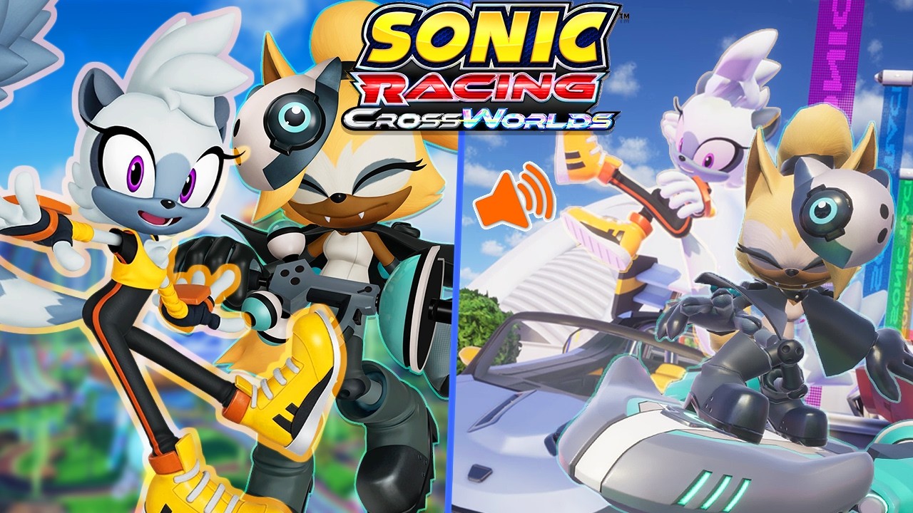 Tangle & Whisper Official Release + Voice Mod In Sonic Racing CrossWorlds!