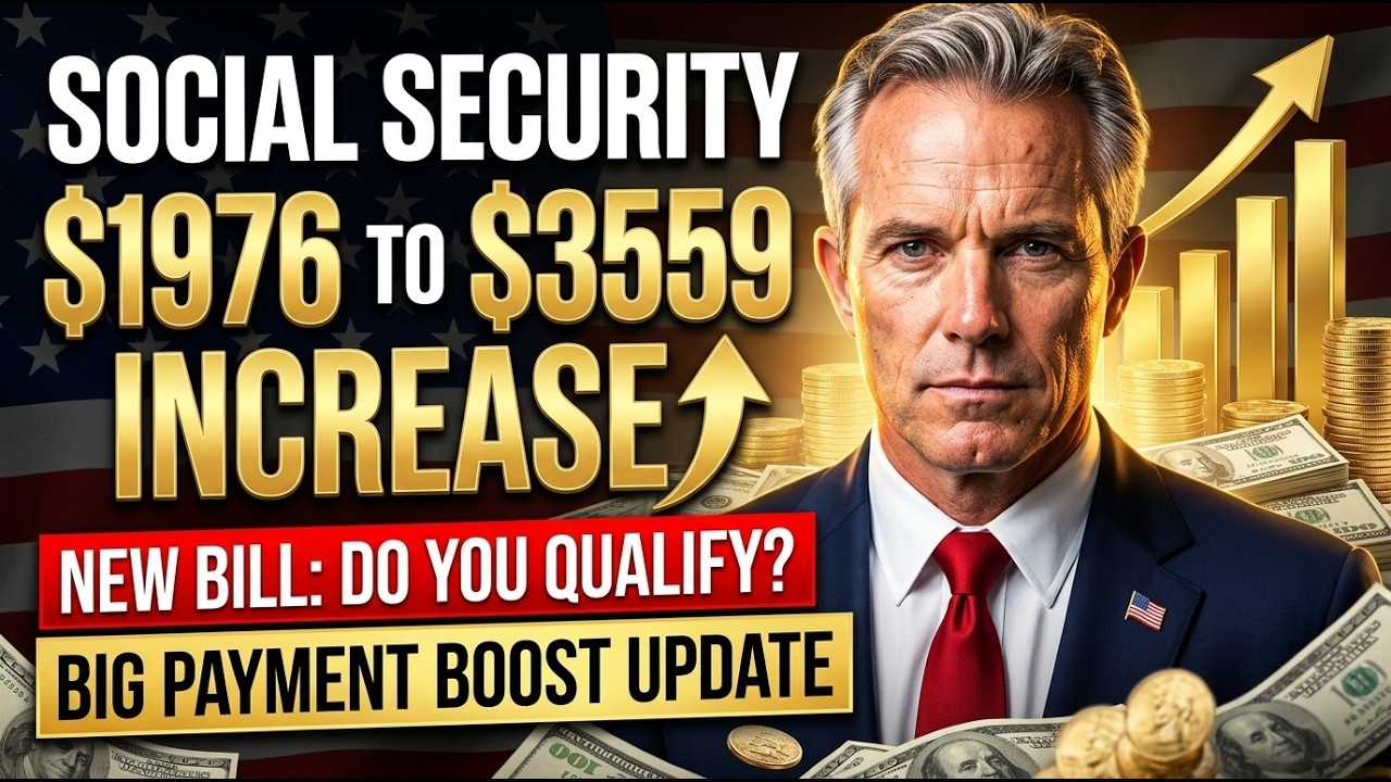 Social Security: New Bill Social Security $1976 INCREASES to $3559 | Do You Qualify?
